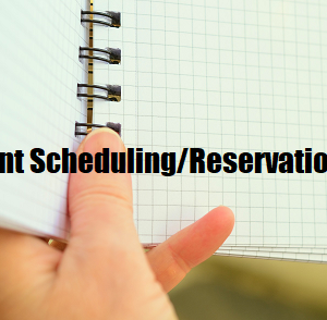 ‍‍‍‍‍‍‍‍‍‍‍‍‍‍‍‍‍‍‍‍‍Event scheduling / ‍‍‍Reservations